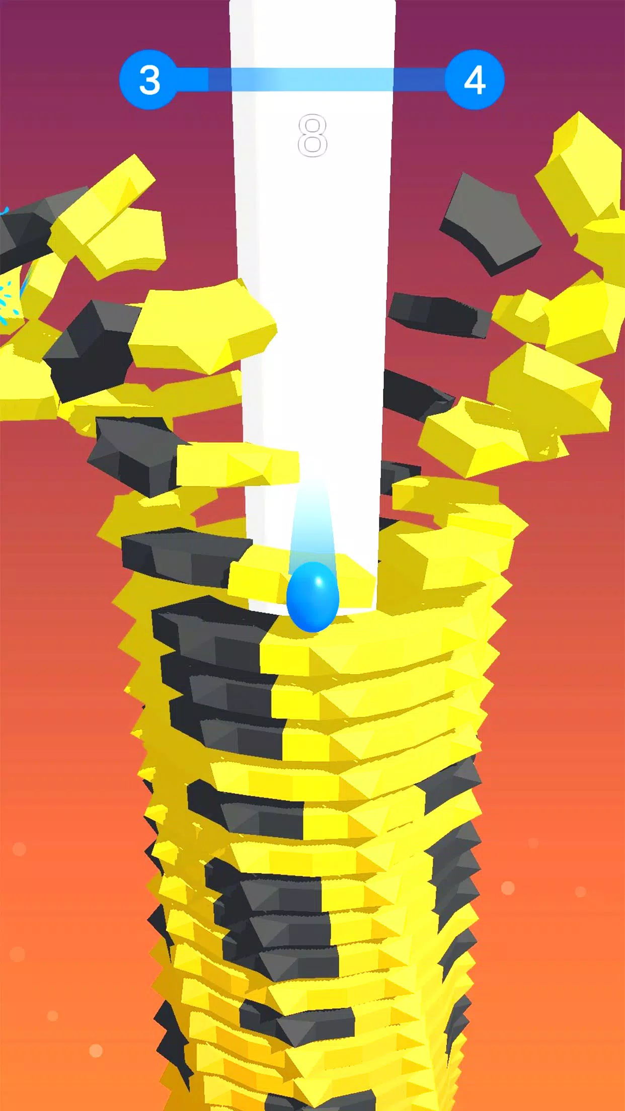 Stack Ball - Plattform-Crasher Screenshot 2
