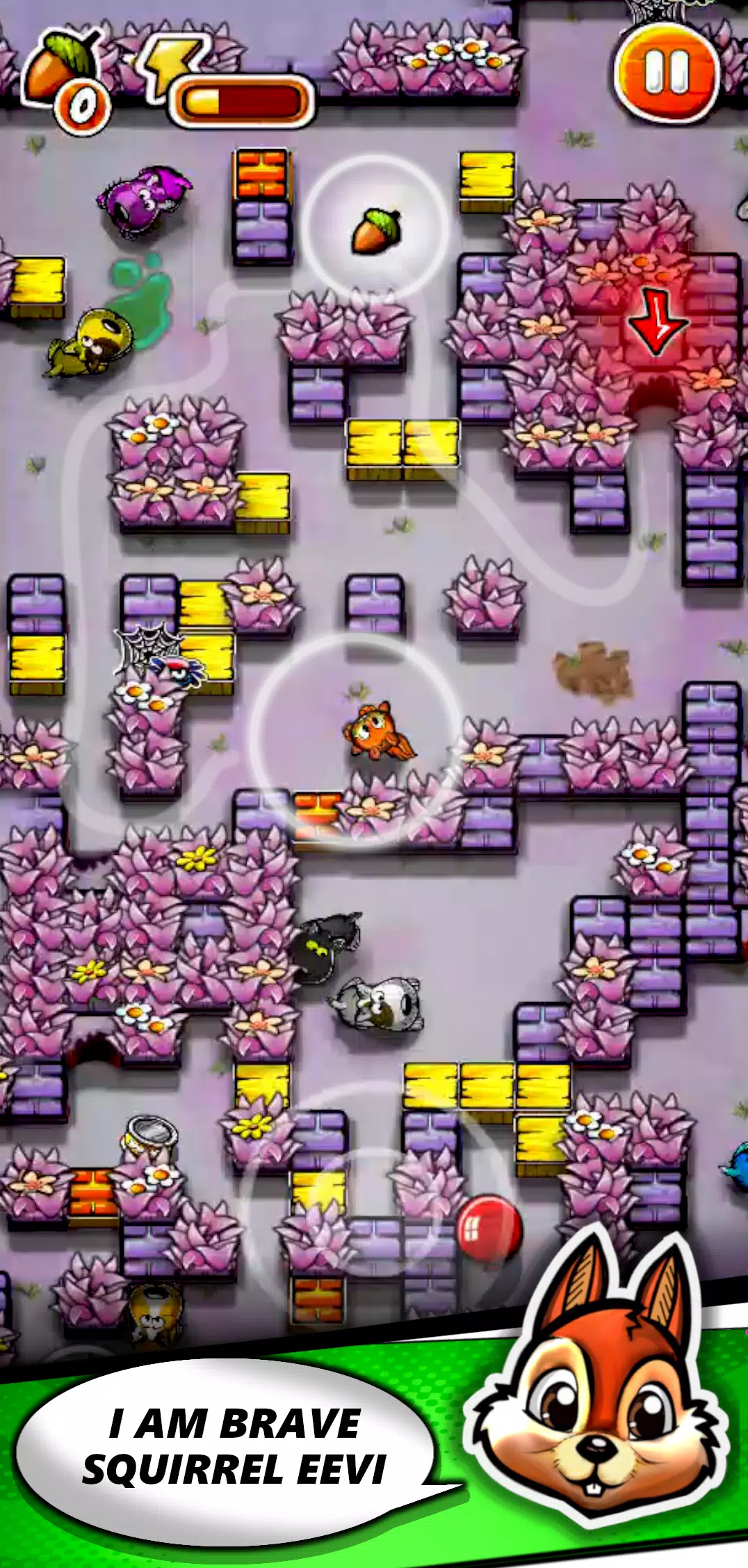 Squirrel Maze Escape Captura de tela 4