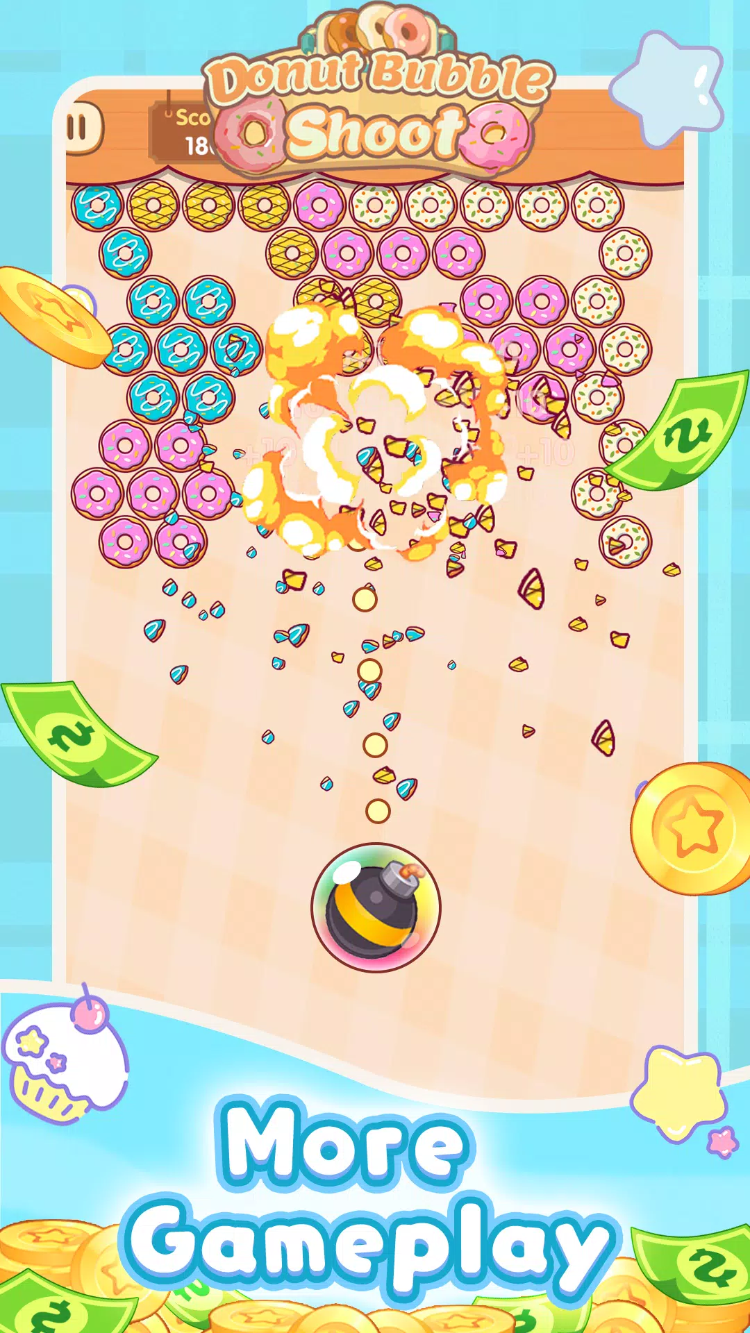 Donut Bubble Shoot應用截圖第4張