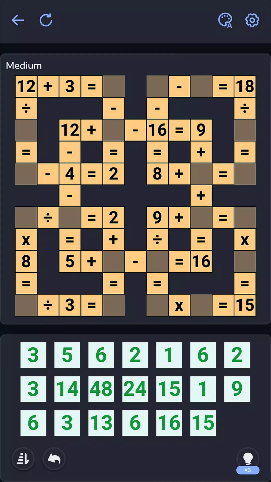 Crossmath - Math Puzzle Games ဖန်သားပြင်ဓာတ်ပုံ 2