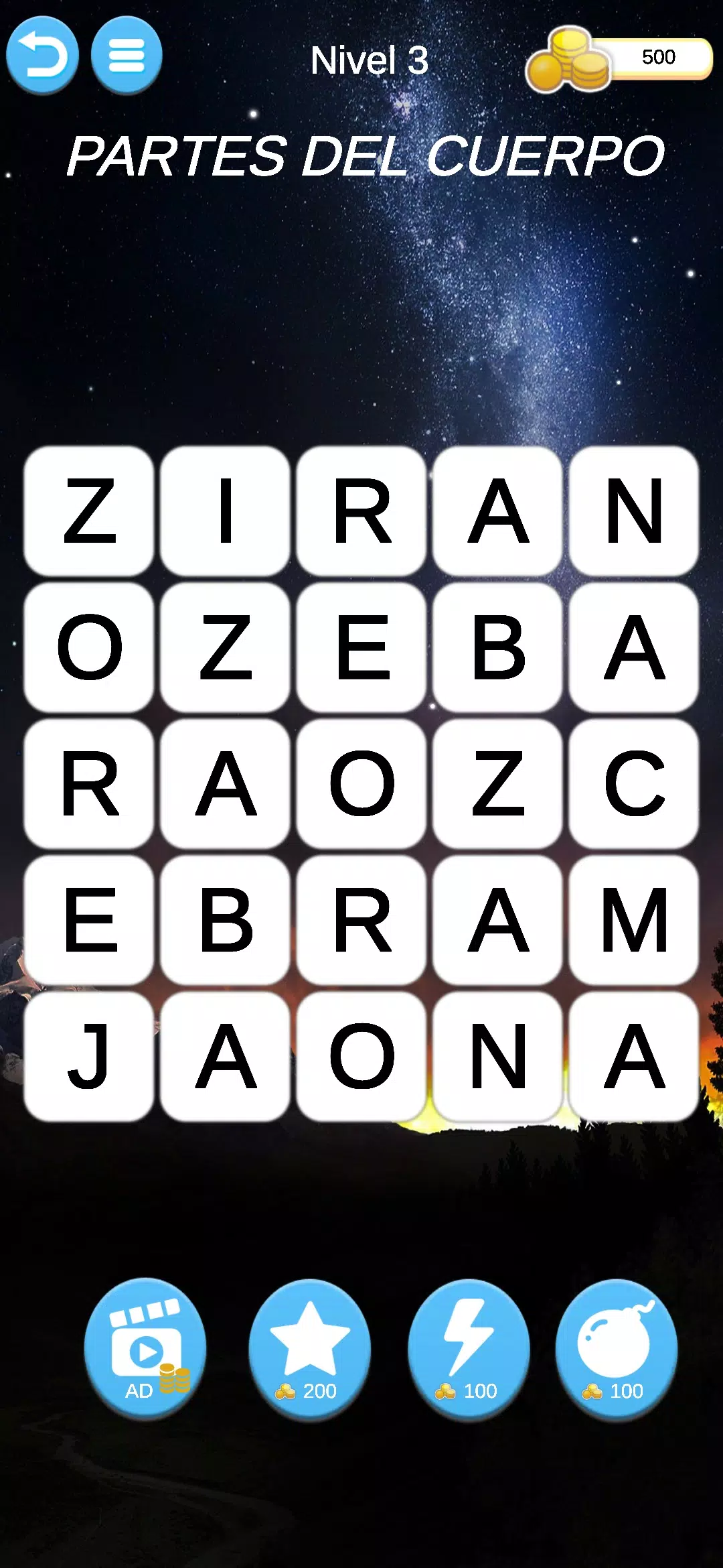 Juego Mental Palabras স্ক্রিনশট 2