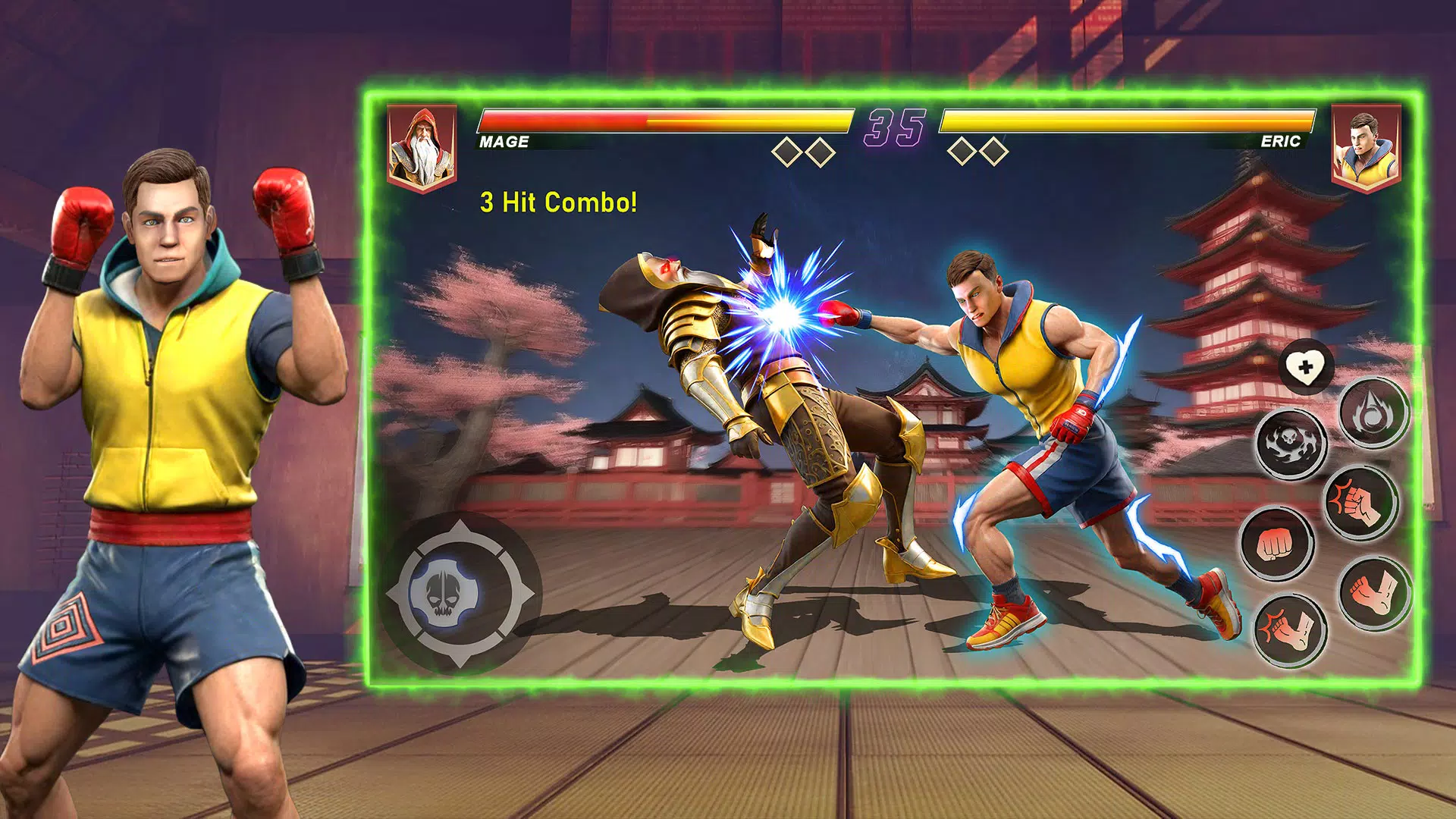 Karate Legends: Fighting Games Captura de tela 3