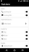 Flash Alerts - Call & SMS Ảnh chụp màn hình 1