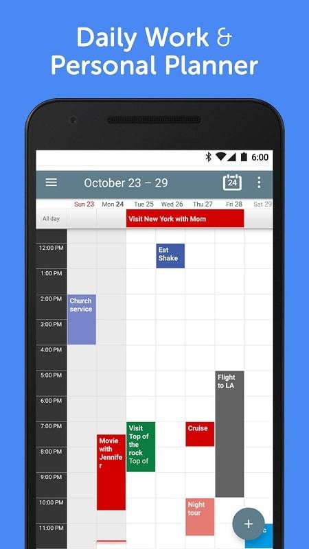 Calendar+ Schedule Planner स्क्रीनशॉट 2