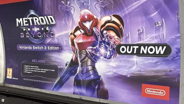 Controversial Metroid Prime 4 ad appears in London Underground claiming game is 