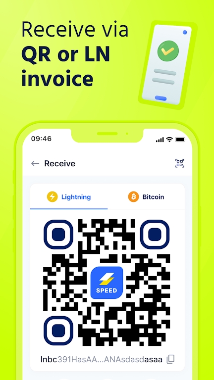 Speed Bitcoin Lightning Wallet Screenshot 4