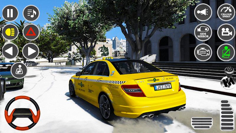 US Prado Car Taxi Simulator 3D Capture d'écran 2