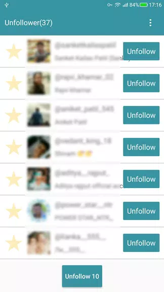 Unfollow Users Cleaner Capture d'écran 4