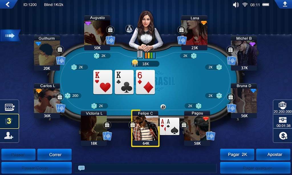 Poker Brasil HD 스크린샷 2