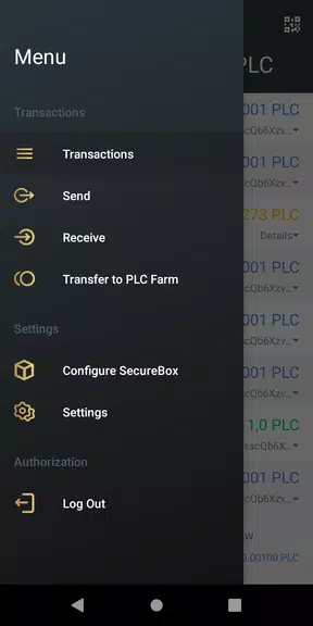 PLC Wallet Zrzut ekranu 2