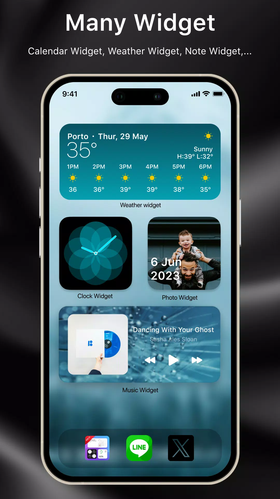 Laka Widgets: Widget OS 18 स्क्रीनशॉट 3