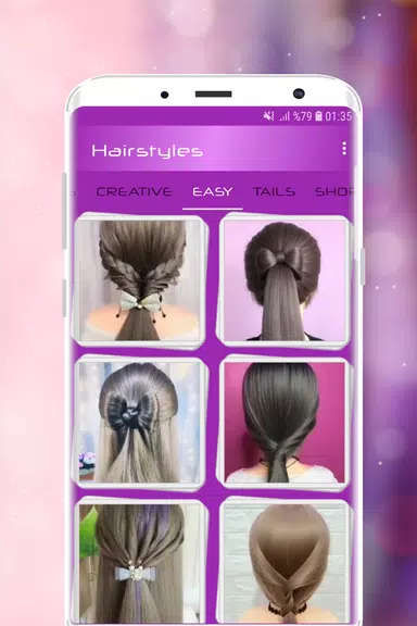 Hairstyles Step by Step Videos Zrzut ekranu 3