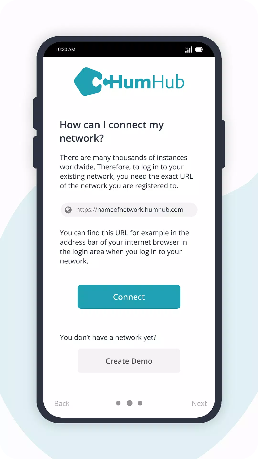 HumHub Ảnh chụp màn hình 1