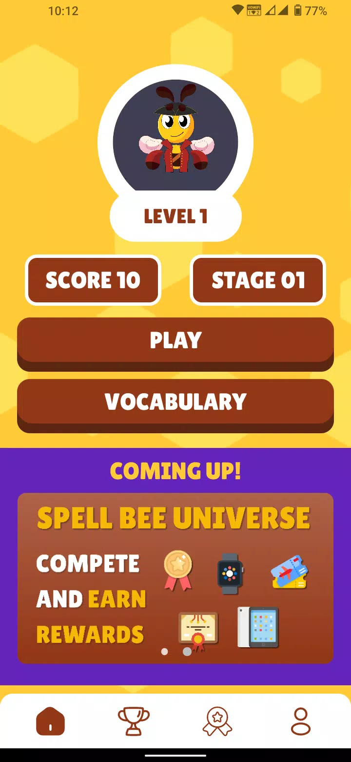 SpellBee Universe Captura de pantalla 1