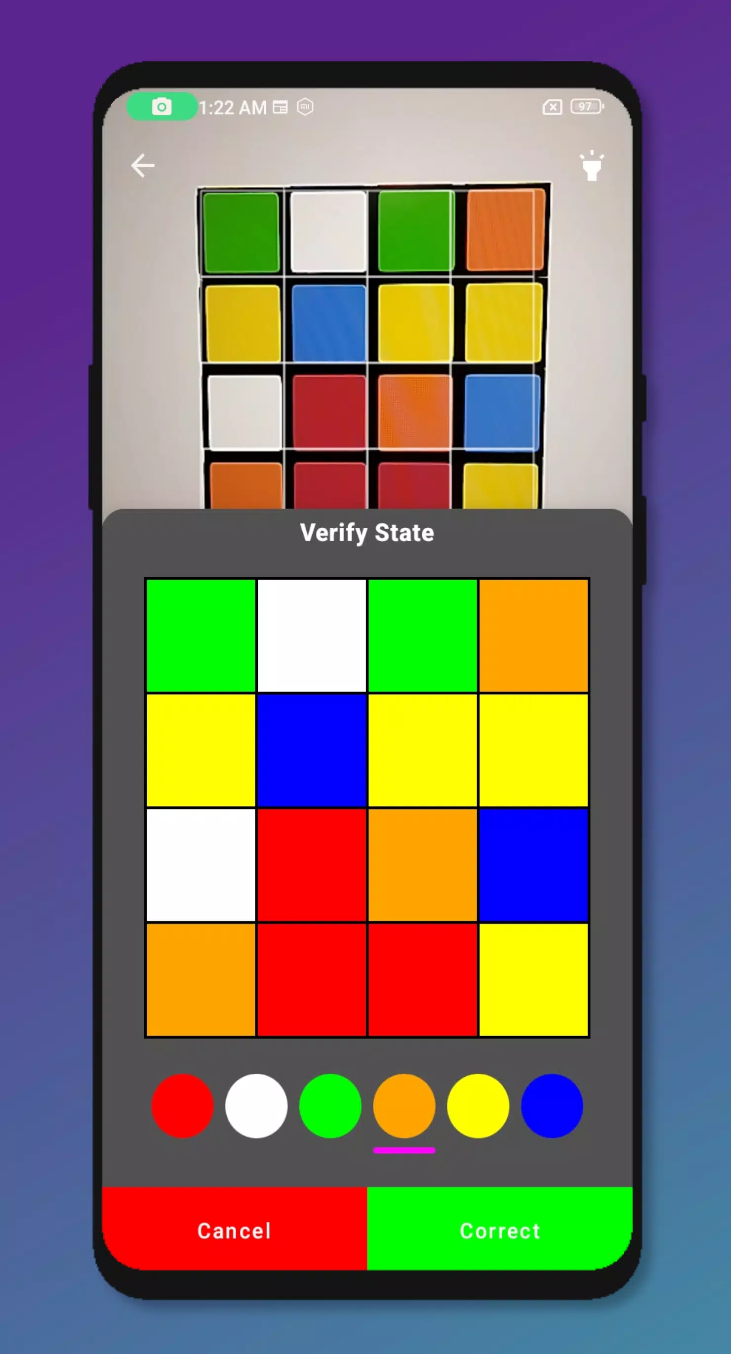 Rubik’s Cube Solver 4x4 Capture d'écran 3