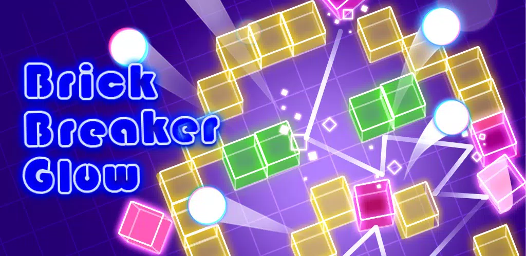 Brick Breaker Glow Tangkapan skrin 1