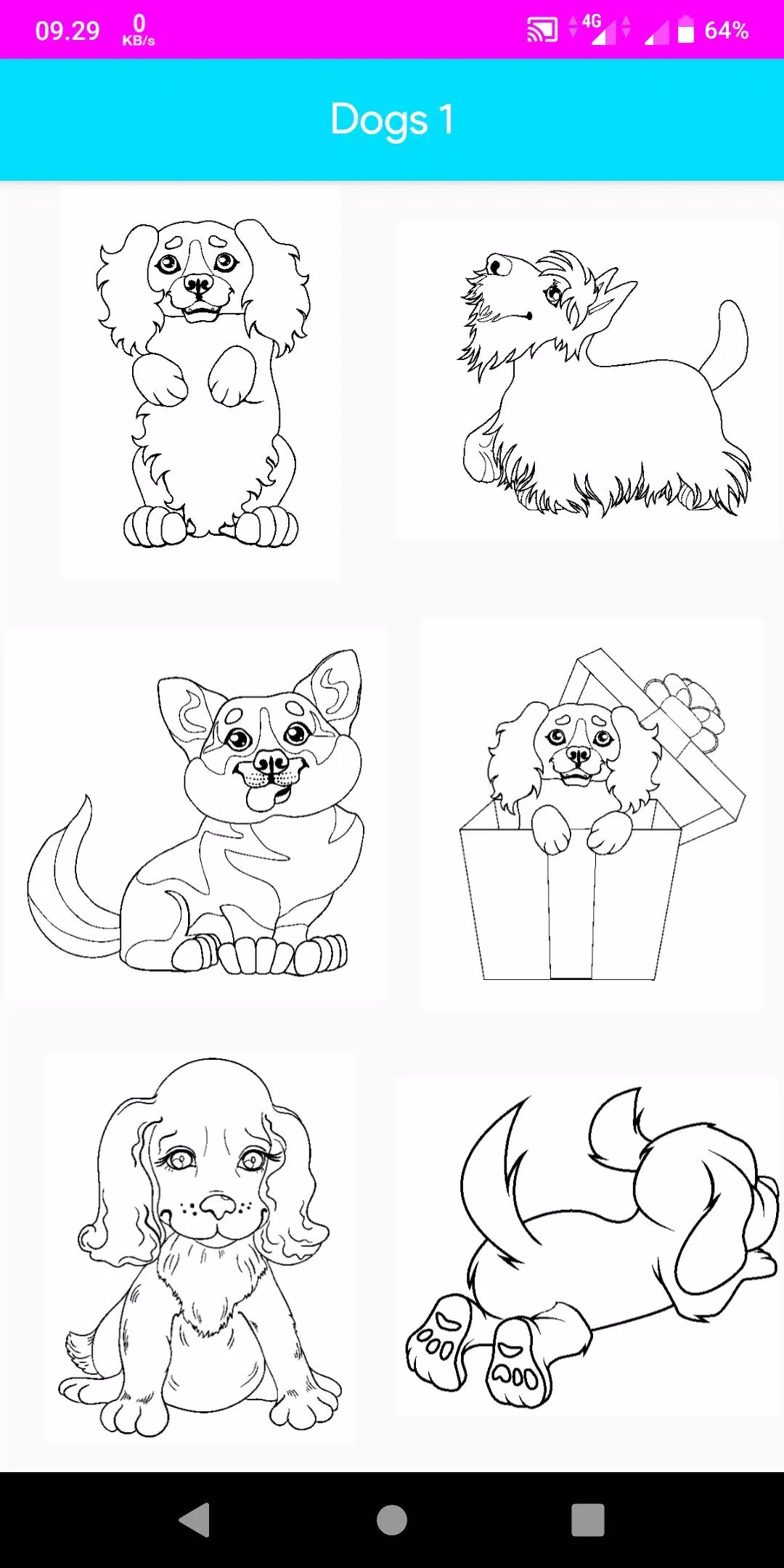 Coloring Dogs Capture d'écran 3