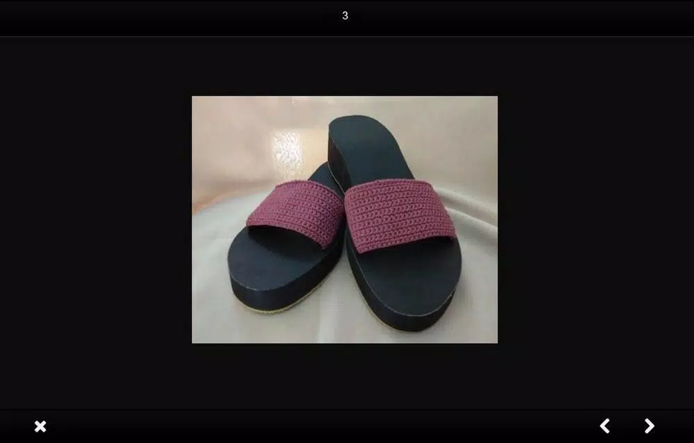 Knitted sandals idea 스크린샷 3