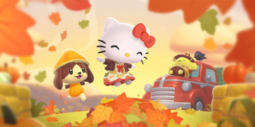 Hello Kitty Island Adventure invites you to bundle up in cosy layers while leaping onto leaf piles this season