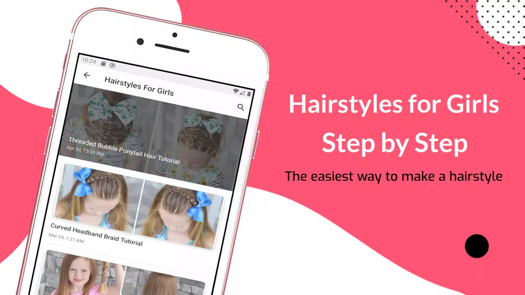 Hairstyles for Girls Schermafbeelding 2