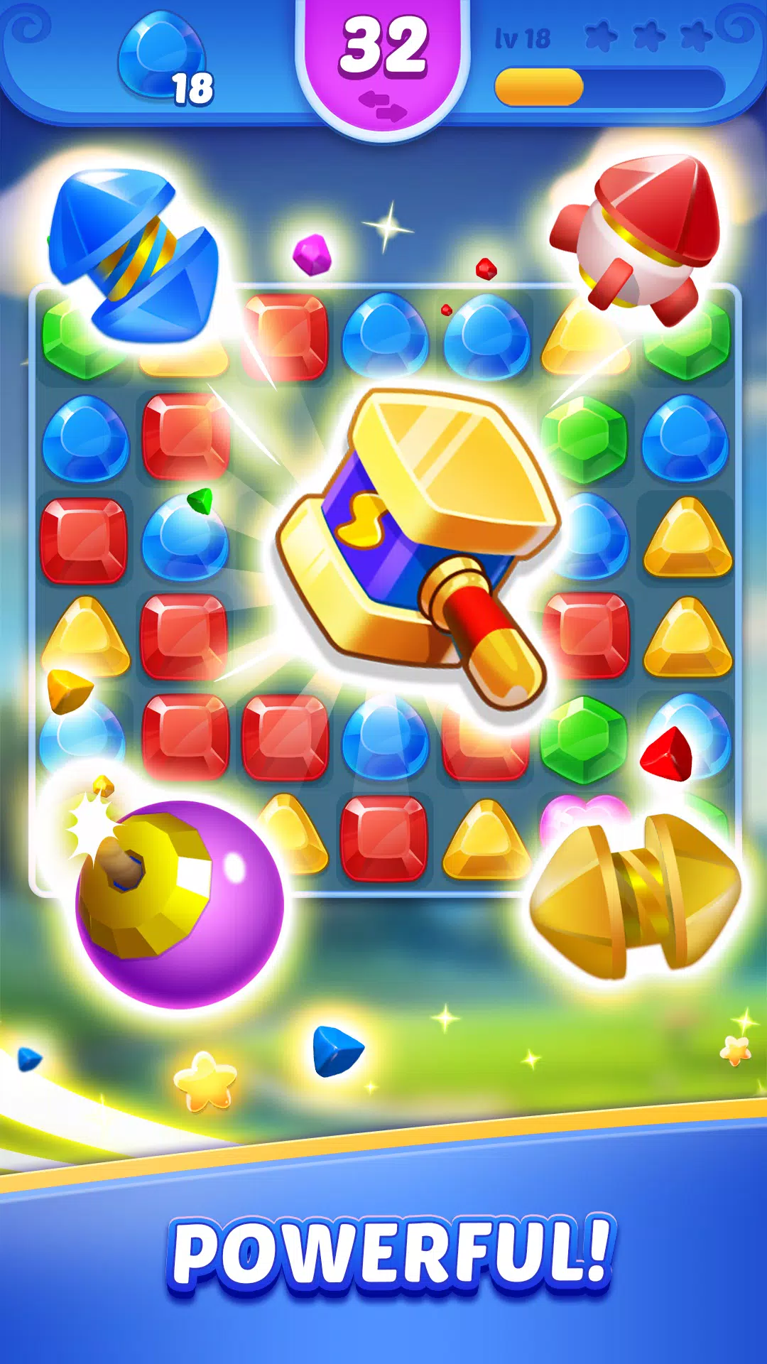 Jewel Blast Time - Match 3 Скриншот 2