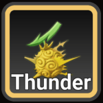 Buah Thunder dari Anime Fruit