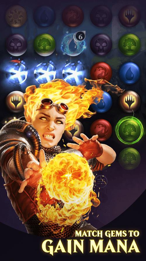 Magic: Puzzle Quest ဖန်သားပြင်ဓာတ်ပုံ 1