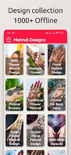 Mehndi Design: Easy & Offline Скриншот 2