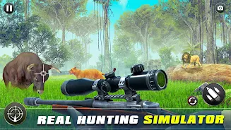 Safari Animal Hunter Simulator 스크린샷 1