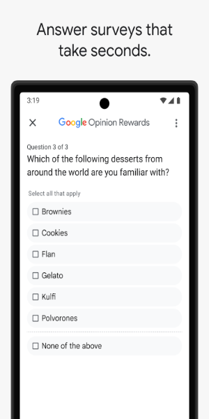 Google Opinion Rewards Captura de tela 2