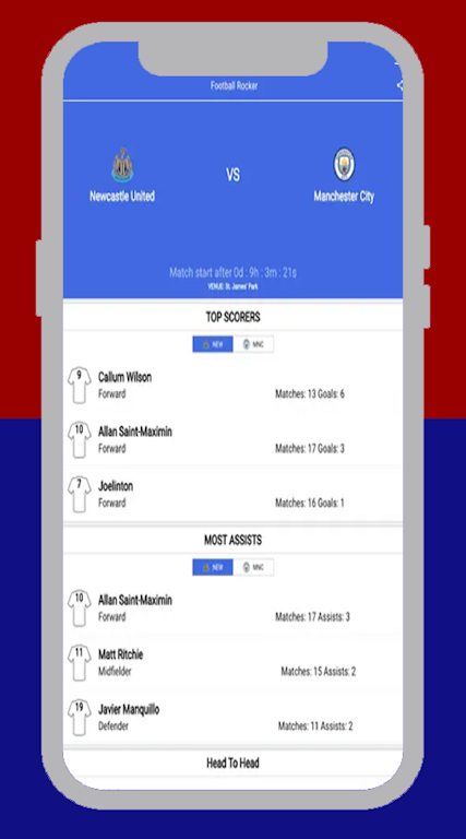 FootyBite app スクリーンショット 2