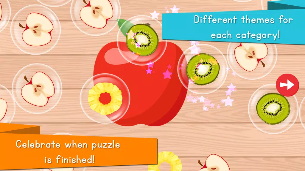 Food Puzzle for Kids Capture d'écran 2