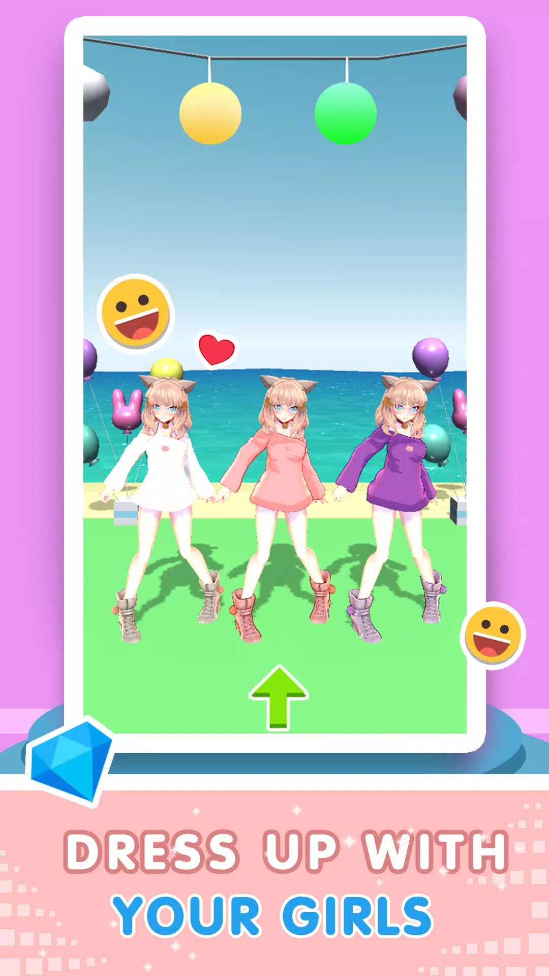 Flirt up - dress up hotties Screenshot 3