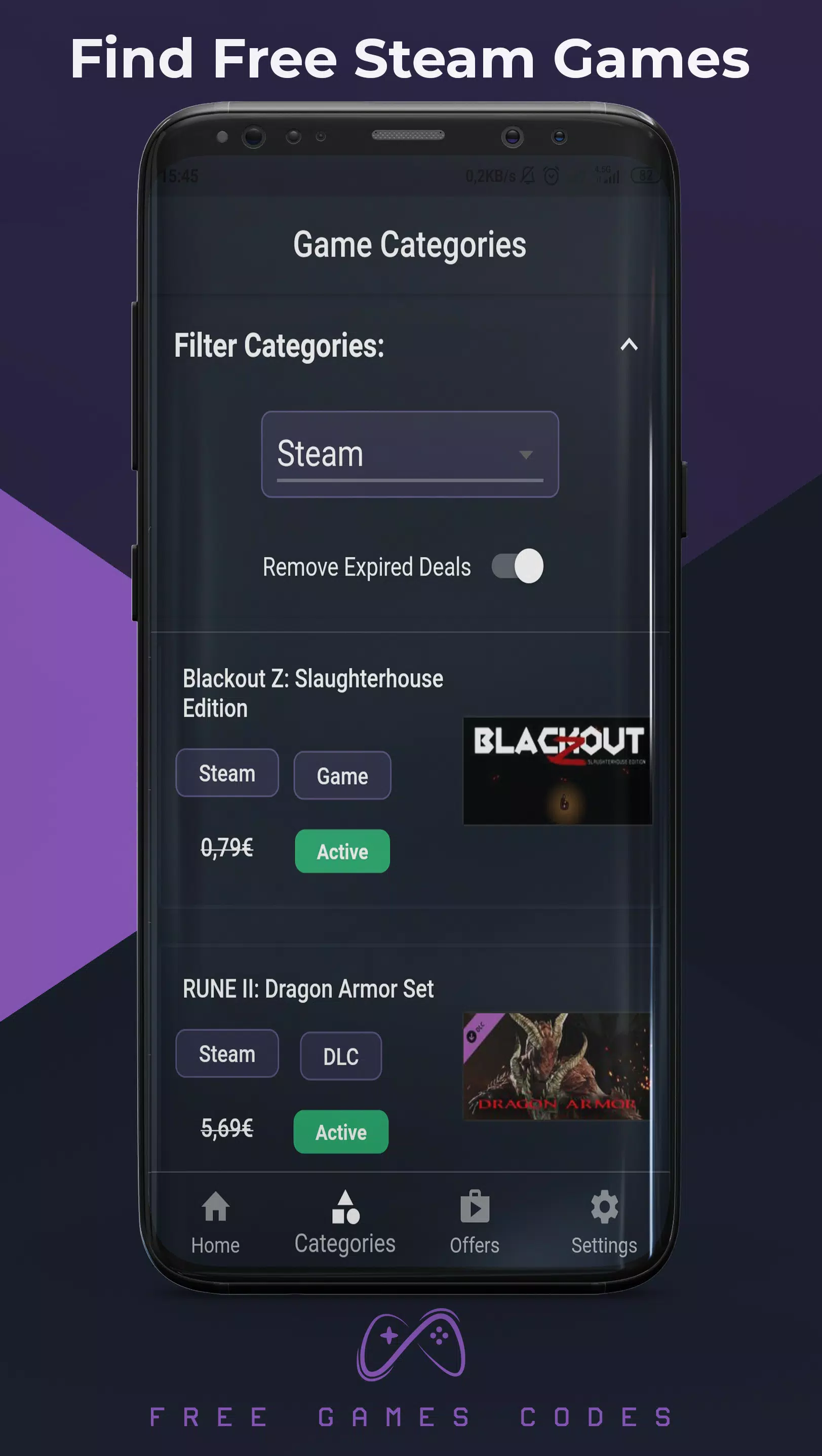 PC Games Alerts on Steam, Epic應用截圖第3張