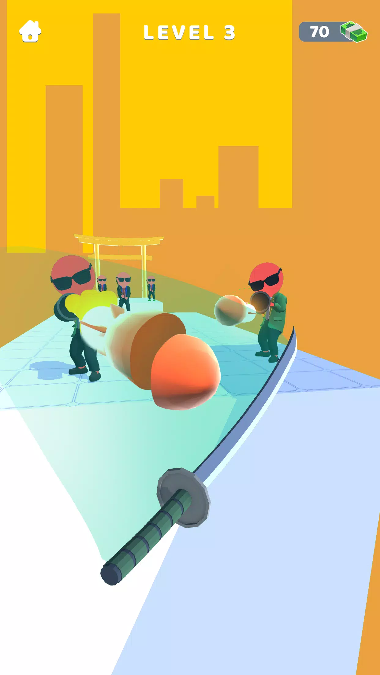 Sword Play! Ninja Slice Runner Zrzut ekranu 3