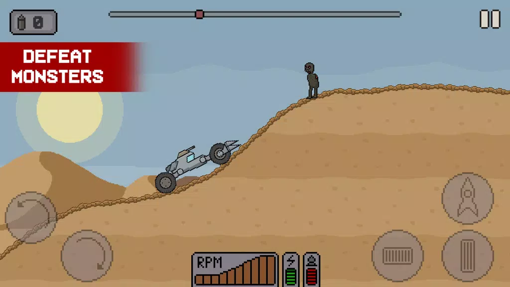 Death Rover: Space Zombie Race ဖန်သားပြင်ဓာတ်ပုံ 2