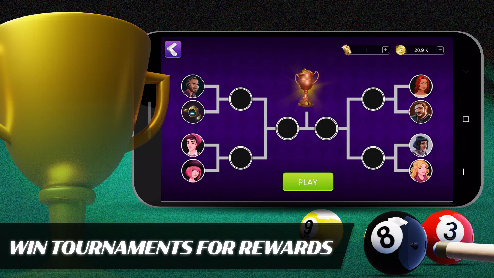 8 Ball Billiards Offline Pool स्क्रीनशॉट 3