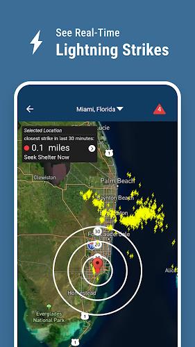 Weather by WeatherBug ဖန်သားပြင်ဓာတ်ပုံ 3