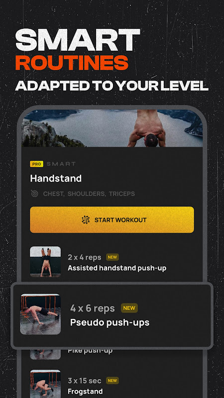 Calisteniapp Ảnh chụp màn hình 1