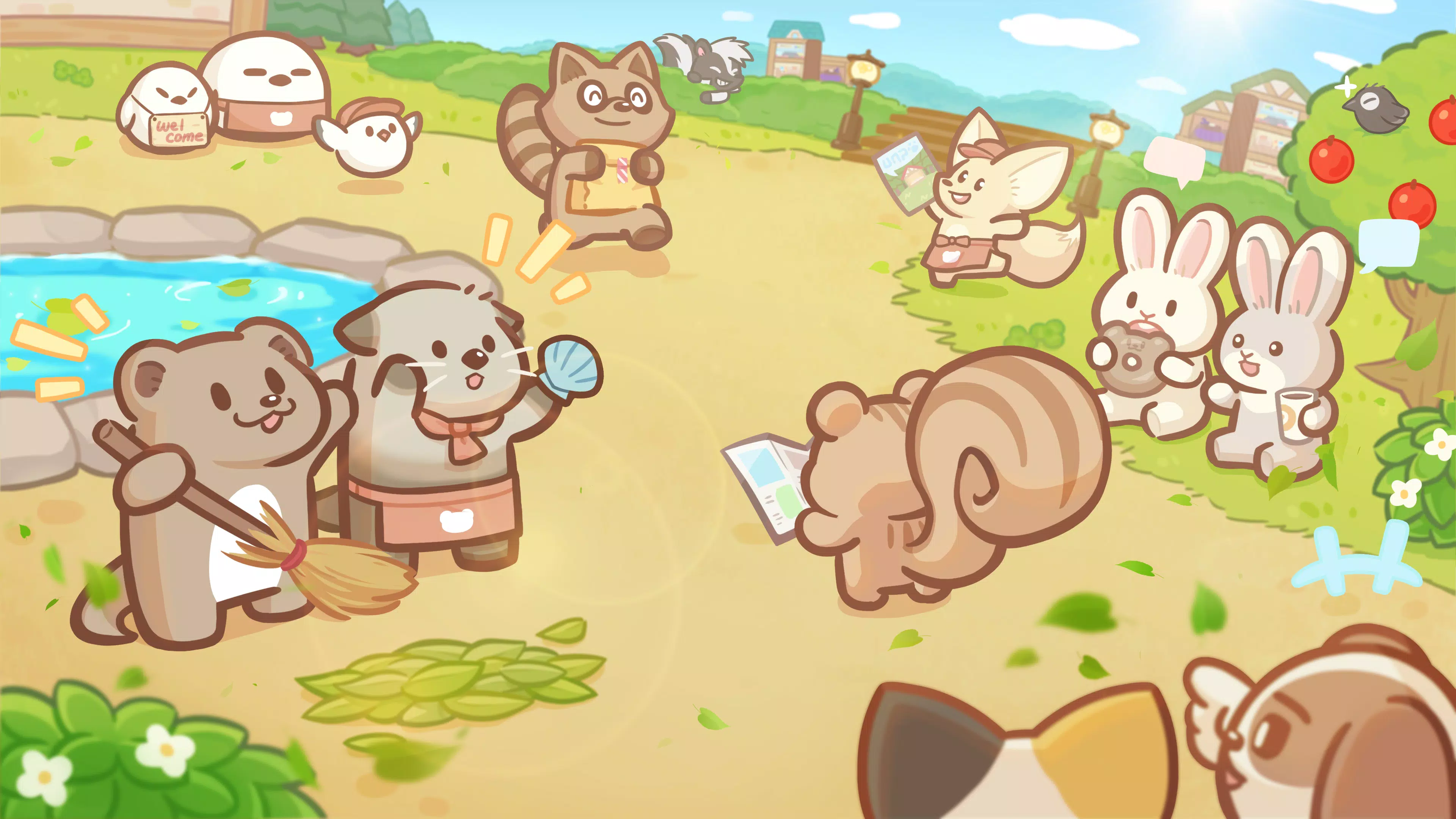 Welcome! Otter Town: cute game应用截图第1张