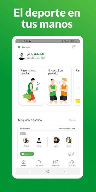 Reva - Sports App Tangkapan skrin 1