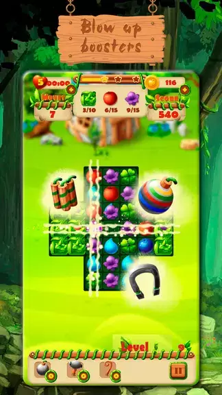 Fairy Forest - match 3 games Zrzut ekranu 3