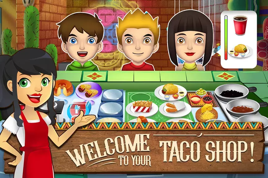 My Taco Shop: Food Game ဖန်သားပြင်ဓာတ်ပုံ 1