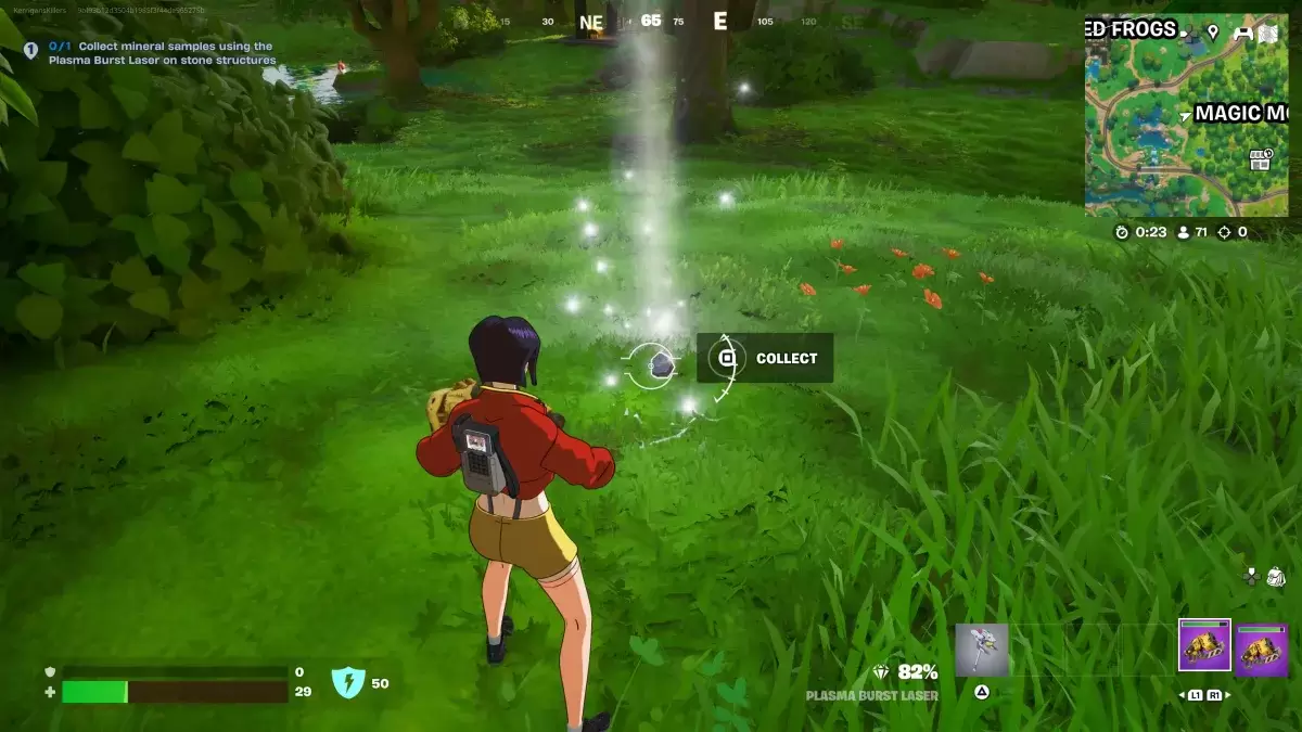 Mineralproben: Fortnite Quest