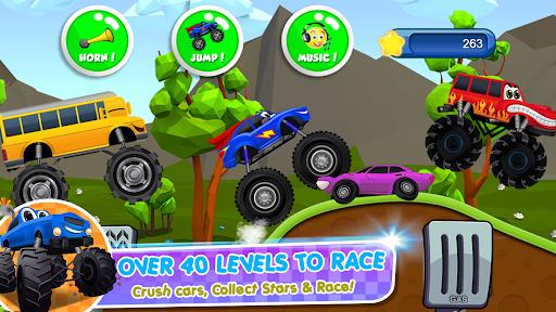 Monster Trucks Game for Kids 2 스크린샷 2