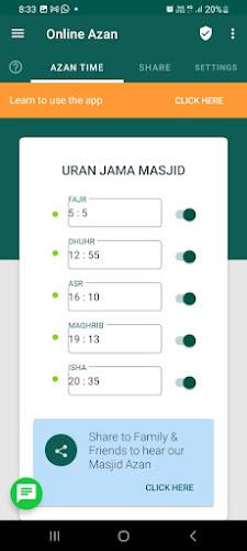 OnlineAzan ภาพหน้าจอ 2