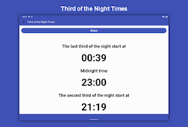 Third of the Night Calculator Screenshot 4