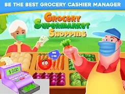 Grocery Shopping Cash Register Ảnh chụp màn hình 1