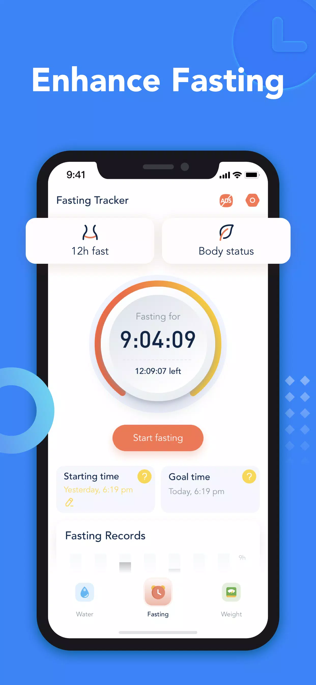 Drink Water & Fasting Tracker স্ক্রিনশট 2