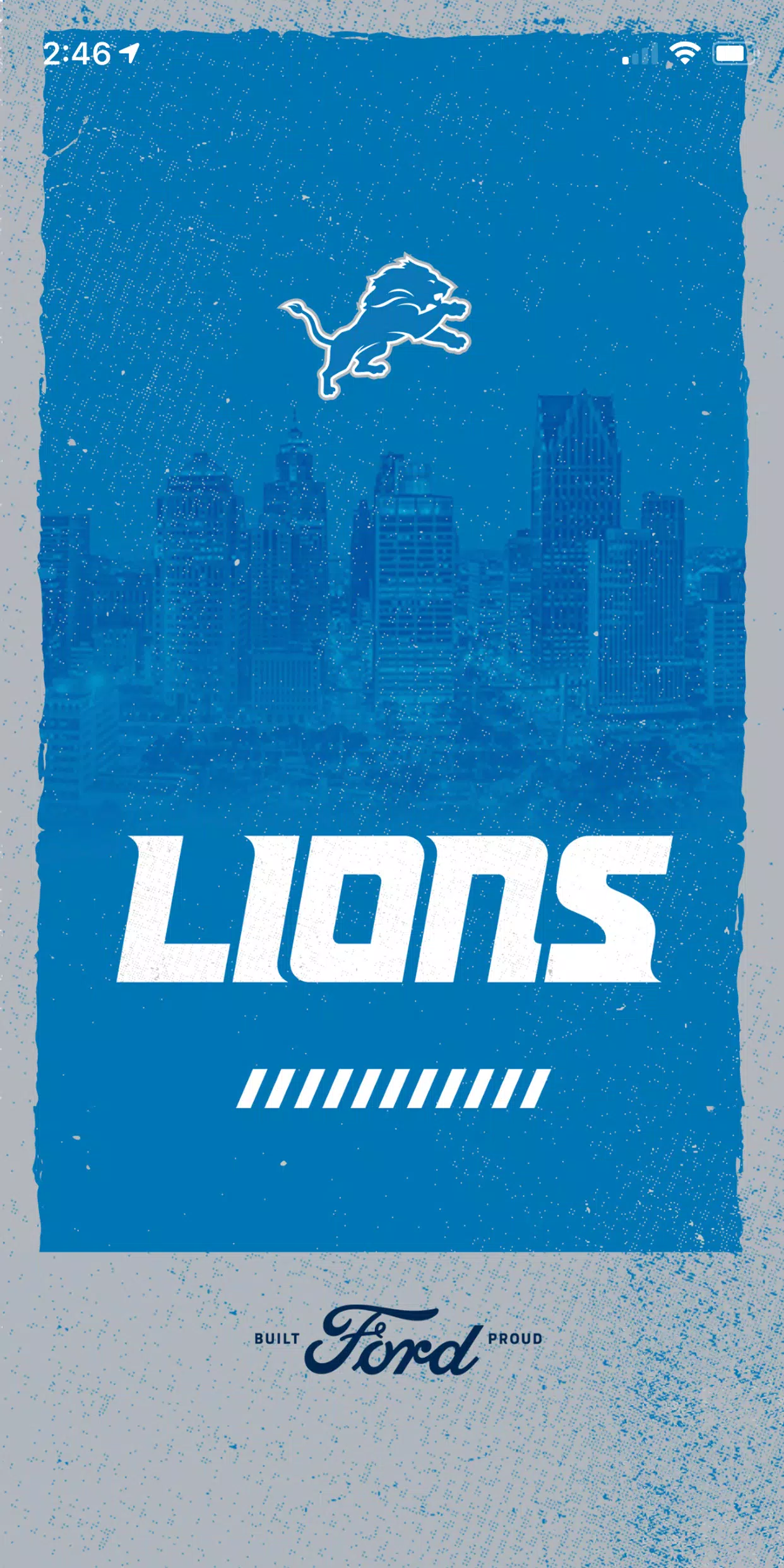 Detroit Lions Mobile Screenshot 1